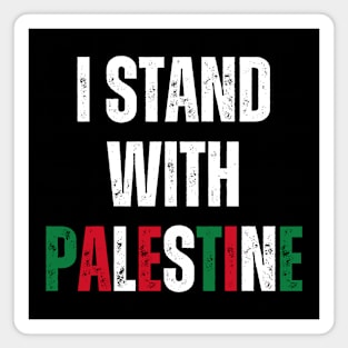 I STAND WITH PALESTINE-FREE PALESTINE Magnet